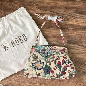 HOBO Lana Floral Stitch Leather Crossbody Shoulder Bag - NWT